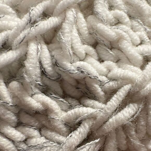 LOFT Cream Textured Knit Sweater Sz Petite Medium - Picture 12 of 12